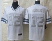 Wholesale Cheap Nike Packers #12 Aaron Rodgers White Men's Stitched NFL Limited Platinum Jersey