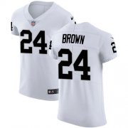 Wholesale Cheap Nike Raiders #24 Willie Brown White Men's Stitched NFL Vapor Untouchable Elite Jersey