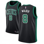 Wholesale Cheap Celtics #8 Kemba Walker Black Basketball Swingman Statement Edition Jersey
