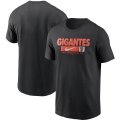 Wholesale Cheap San Francisco Giants Nike Local Nickname T-Shirt Black