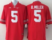 Wholesale Cheap Ohio State Buckeyes #5 Baxton Miller 2014 Red Limited Jersey