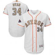 Wholesale Cheap Astros #34 Nolan Ryan White FlexBase Authentic 2018 Gold Program Cool Base Stitched MLB Jersey