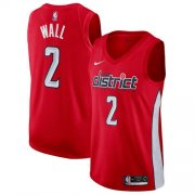 Wholesale Cheap Nike Wizards #2 John Wall Red NBA Swingman Earned Edition Jersey