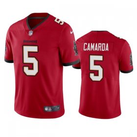 Wholesale Cheap Men\'s Tampa Bay Buccaneers #5 Jake Camarda Red Vapor Untouchable Limited Stitched Jersey