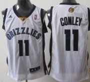 Wholesale Cheap Memphis Grizzlies #11 Mike Conley White Swingman Jersey