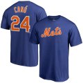 Wholesale Cheap New York Mets #24 Robinson Cano Majestic Official Name & Number T-Shirt Royal