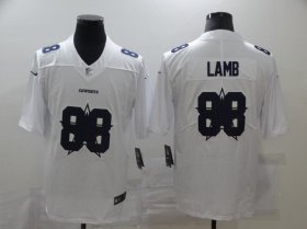 Wholesale Cheap Men\'s Dallas Cowboys #88 CeeDee Lamb White 2020 Shadow Logo Vapor Untouchable Stitched NFL Nike Limited Jersey