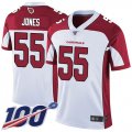 Wholesale Cheap Nike Cardinals #55 Chandler Jones White Men's Stitched NFL 100th Season Vapor Limited Jersey