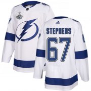 Cheap Adidas Lightning #67 Mitchell Stephens White Road Authentic 2020 Stanley Cup Champions Stitched NHL Jersey