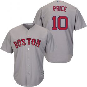 Wholesale Cheap Red Sox #10 David Price Grey Cool Base Stitched Youth MLB Jersey