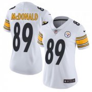 Wholesale Cheap Women's Nike Pittsburgh Steelers #89 Vance McDonald White Vapor Untouchable Limited Player NFL Jersey