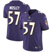 Wholesale Cheap Nike Ravens #57 C.J. Mosley Purple Team Color Youth Stitched NFL Vapor Untouchable Limited Jersey