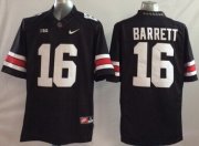 Wholesale Cheap Ohio State Buckeyes #16 J.T. Barrett 2014 Black Limited Jersey