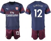 Wholesale Cheap Arsenal #12 Giroud Away Soccer Club Jersey