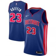 Wholesale Cheap Nike Pistons #23 Blake Griffin Blue NBA Swingman Icon Edition Jersey