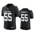Cheap Men's New York Jets #55 Chazz Surratt Black Vapor Untouchable Limited Stitched Jersey
