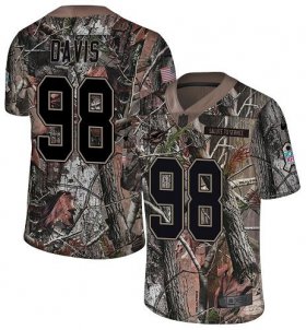 Wholesale Cheap Nike Dolphins #98 Raekwon Davis Camo Men\'s Stitched NFL Limited Rush Realtree Jersey