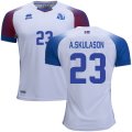Wholesale Cheap Iceland #23 A.Skulason Away Soccer Country Jersey