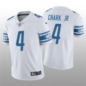 Wholesale Cheap Men\'s Detroit Lions #4 DJ Chark Jr. White Vapor Untouchable Limited Stitched Jersey