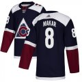 Wholesale Cheap Adidas Avalanche #8 Cale Makar Navy Alternate Authentic Stitched Youth NHL Jersey