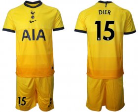 Wholesale Cheap Men 2021 Tottenham Hotspur Hotspur away 15 soccer jerseys