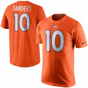 Wholesale Cheap Denver Broncos #10 Emmanuel Sanders Nike Player Pride Name & Number T-Shirt Orange