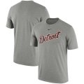 Wholesale Cheap Detroit Tigers Nike Batting Practice Logo Legend Performance T-Shirt Gray