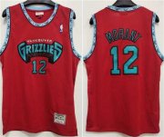 Wholesale Cheap Men's Memphis Grizzlies #12 Ja Morant Red Stitched Jersey