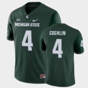 Wholesale Cheap Men Michigan State Spartans #4 Matt Coghlin College Football Green Game Jersey