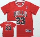 Wholesale Cheap Men's Chicago Bulls #23 Michael Jordan Revolution 30 Swingman Red Short-Sleeved Jersey