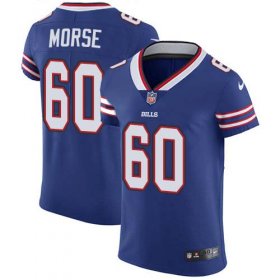 Wholesale Cheap Nike Bills #60 Mitch Morse Royal Blue Team Color Men\'s Stitched NFL Vapor Untouchable Elite Jersey