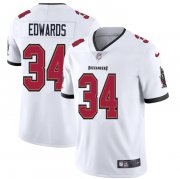 Wholesale Cheap Tampa Bay Buccaneers #34 Mike Edwards Men's Nike White Vapor Limited Jersey