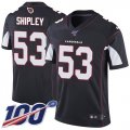 Wholesale Cheap Nike Cardinals #53 A.Q. Shipley Black Alternate Men's Stitched NFL 100th Season Vapor Limited Jersey