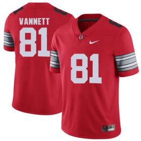 Wholesale Cheap Ohio State Buckeyes 81 Nick Vannett Red 2018 Spring Game College Football Limited Jersey
