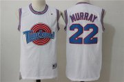 Wholesale Cheap Tune Squad 22 Murray White Stitched Movie Jersey