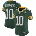 Wholesale Cheap Nike Packers #10 Darrius Shepherd Green Team Color Women's 100th Season Stitched NFL Vapor Untouchable Limited Jersey