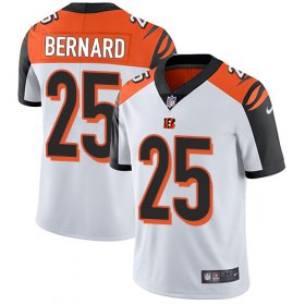 Wholesale Cheap Nike Bengals #25 Giovani Bernard White Men\'s Stitched NFL Vapor Untouchable Limited Jersey