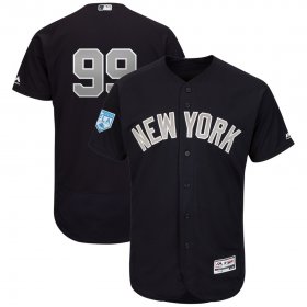 Wholesale Cheap Yankees #99 Aaron Judge Navy Alternate 2019 Spring Training Flex Base Stitched MLB Jersey