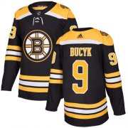 Wholesale Cheap Adidas Bruins #9 Johnny Bucyk Black Home Authentic Stitched NHL Jersey