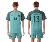 Wholesale Cheap Portugal #13 Eusebio Away Soccer Country Jersey