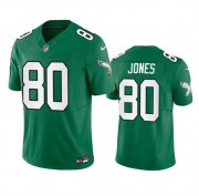 Men's Philadelphia Eagles #80 Julio Jones Green 2023 F.U.S.E. Throwback Vapor Untouchable Limited Football Stitched Jersey
