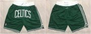 Wholesale Cheap Celtics Green Just Don Mesh Shorts
