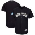 Wholesale Cheap Yankees Blank Navy Alternate 2019 Spring Training Flex Base Stitched MLB Jersey