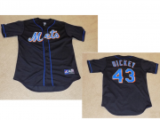 Wholesale Cheap Big Size Men's New York Mets #43 R.A.Dickey Majestic alternative black authentic game jersey