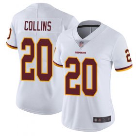 Wholesale Cheap Nike Redskins #20 Landon Collins White Women\'s Stitched NFL Vapor Untouchable Limited Jersey