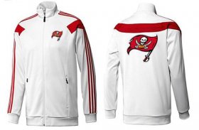 Wholesale Cheap NFL Tampa Bay Buccaneers Team Logo Jacket White_2