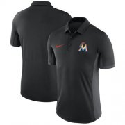 Wholesale Cheap Men's Miami Marlins Nike Black Franchise Polo