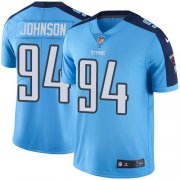 Wholesale Cheap Nike Titans #94 Austin Johnson Light Blue Men's Stitched NFL Limited Rush Jersey