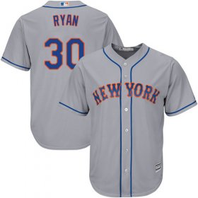 Wholesale Cheap Mets #30 Nolan Ryan Grey Cool Base Stitched Youth MLB Jersey