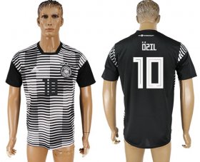 Wholesale Cheap Germany #10 Ozil Black Soccer Country Jersey